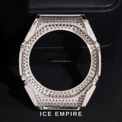Iced Out 925 Silver Moissanite Watch