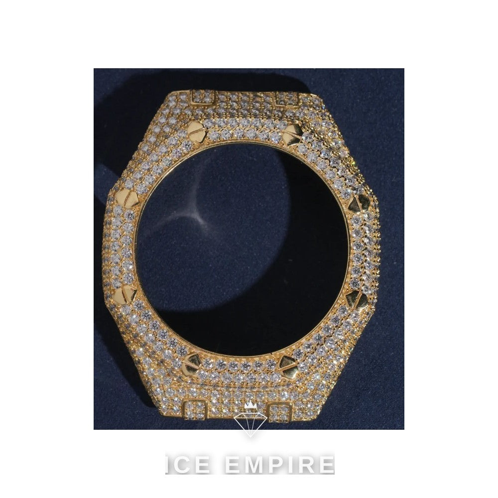 Iced Out 925 Silver Moissanite Watch