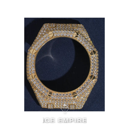 Iced Out 925 Silver Moissanite Watch