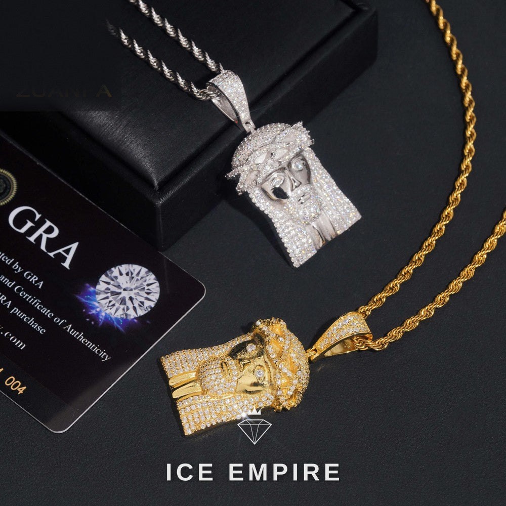 Iced Out Gold Plated Pendant