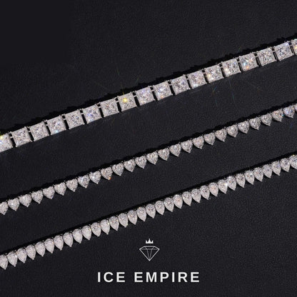 Iced Out Gold Plated Moissanite Cuban Chain