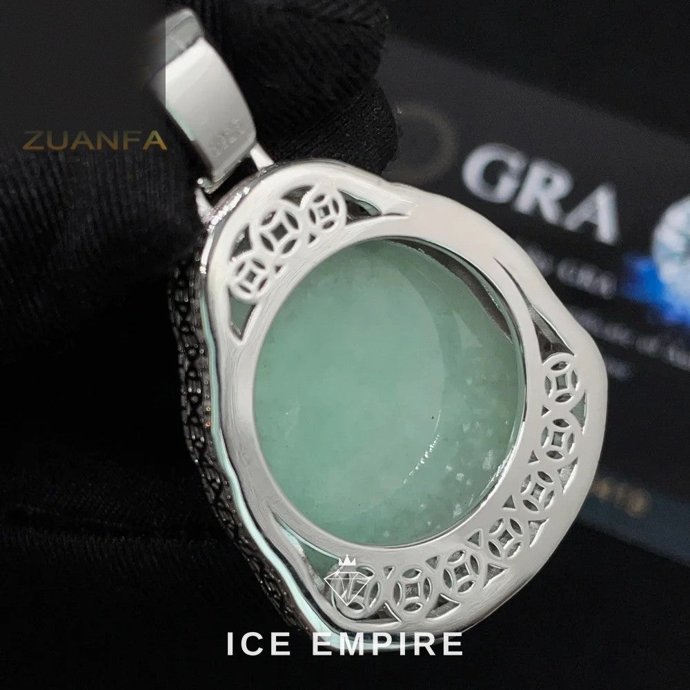 Iced Out 925 Silver Pendant