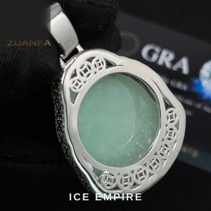 Iced Out 925 Silver Pendant