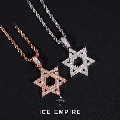 Iced Out 925 Silver Pendant