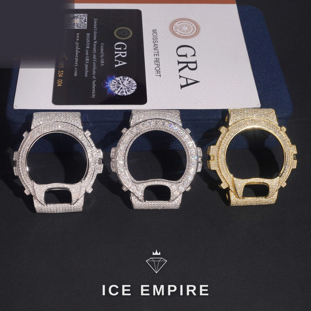 Iced Out 925 Silver Watch
