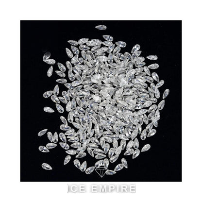 Iced Out Baguette 925 Silver Moissanite Pendant