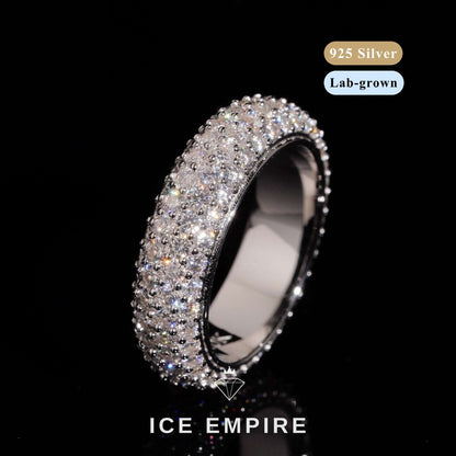 Iced Out Gold Plated Lab Grown Diamond Ring