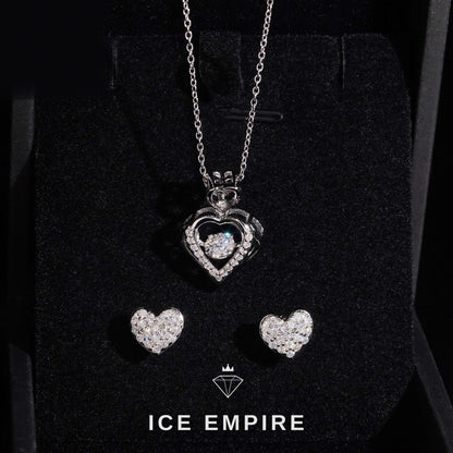 Iced Out 925 Silver Moissanite Earrings