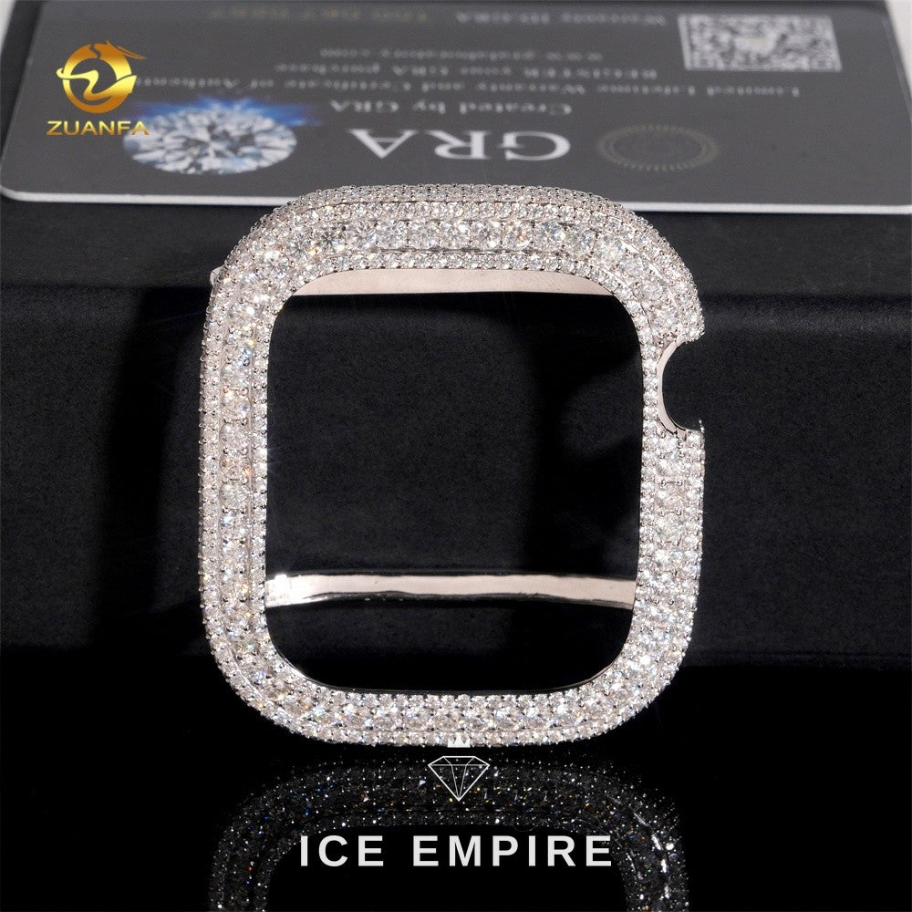 Iced Out 925 Silver Watch