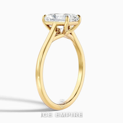 Iced Out 10K Gold Lab Grown Diamond Wedding Band