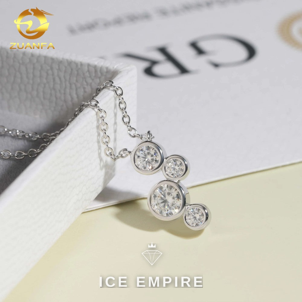 Iced Out Rose Gold Plated Moissanite Cuban Chain