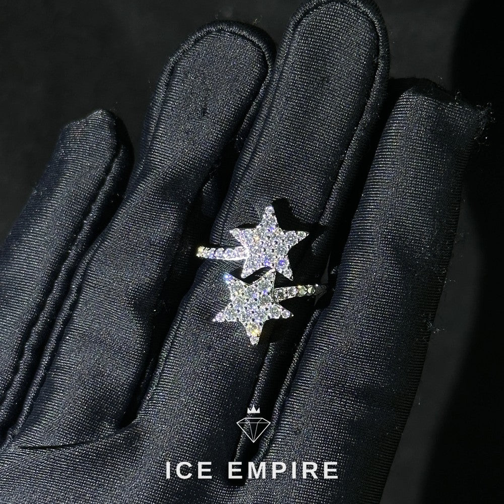 Iced Out 925 Silver Moissanite Cuban Chain