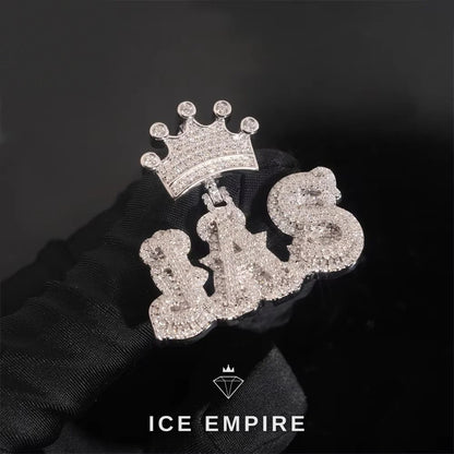 Iced Out 925 Silver Moissanite Pendant