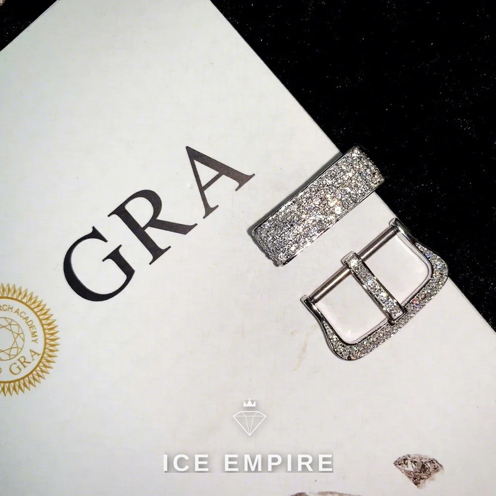 Iced Out 925 Silver Moissanite Watch