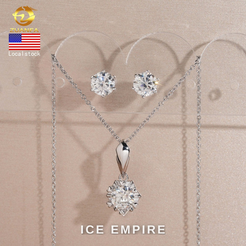 Iced Out Rose Gold Plated Moissanite Cuban Chain