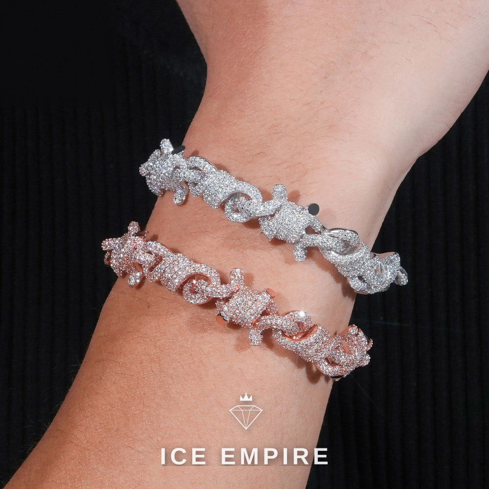 Iced Out 925 Silver Moissanite Cuban Chain