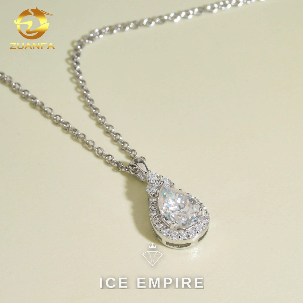 Iced Out Rose Gold Plated Moissanite Cuban Chain