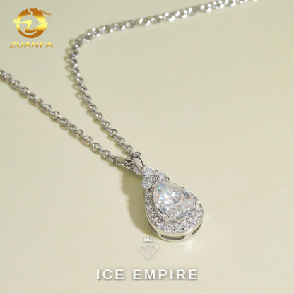 Iced Out Rose Gold Plated Moissanite Cuban Chain