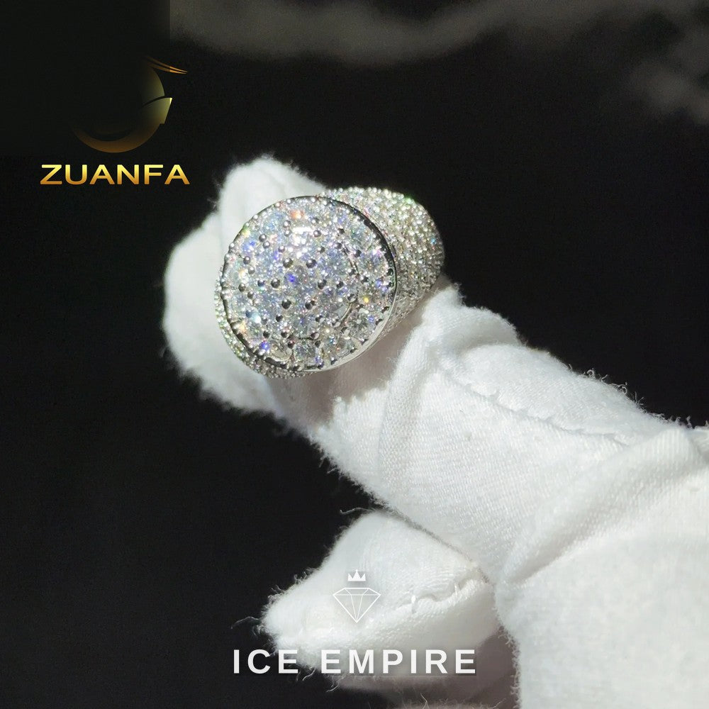 Iced Out Gold Plated Moissanite Cuban Chain