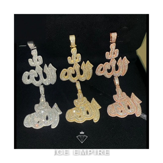 Iced Out 925 Silver Moissanite Pendant