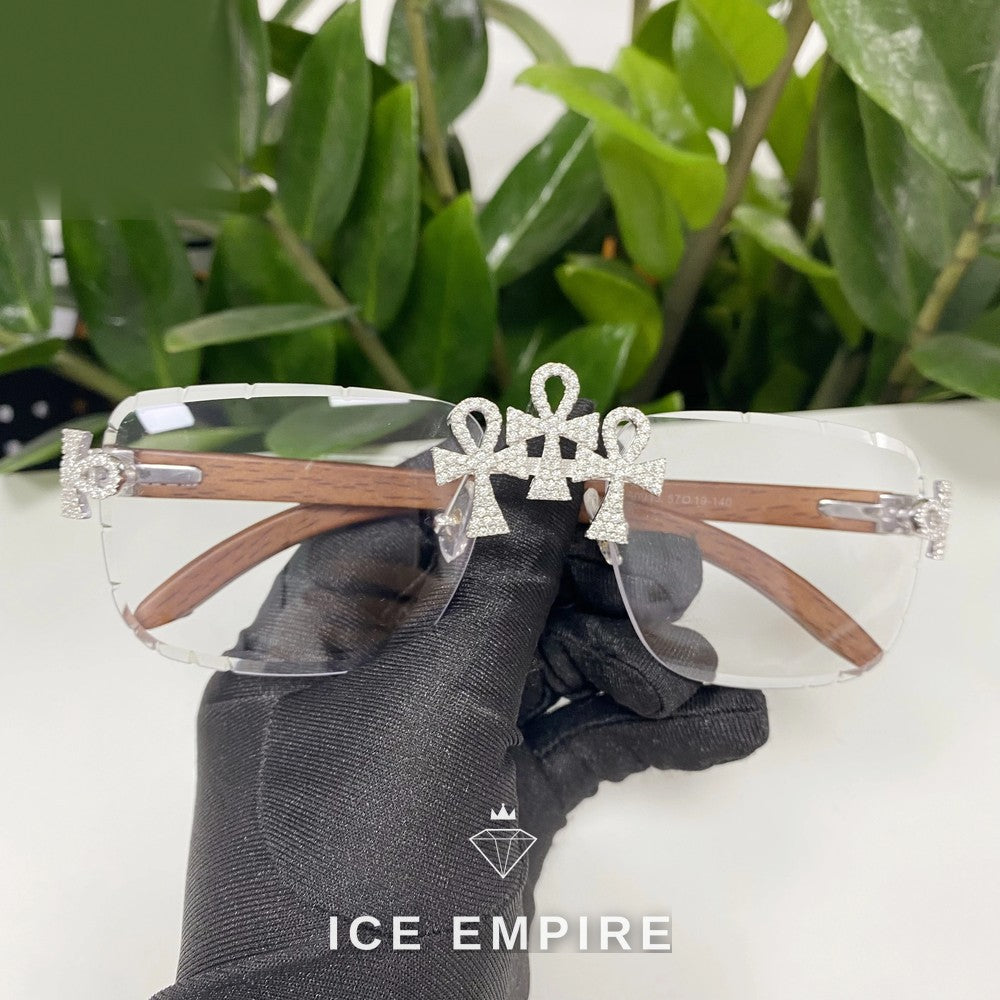 Iced Out 925 Silver Glasses