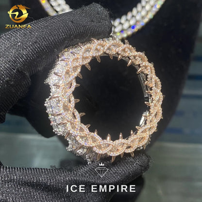 Iced Out 925 Silver Moissanite Watch