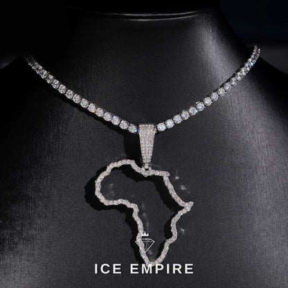 Iced Out Gold Plated Lab Grown Diamond Pendant