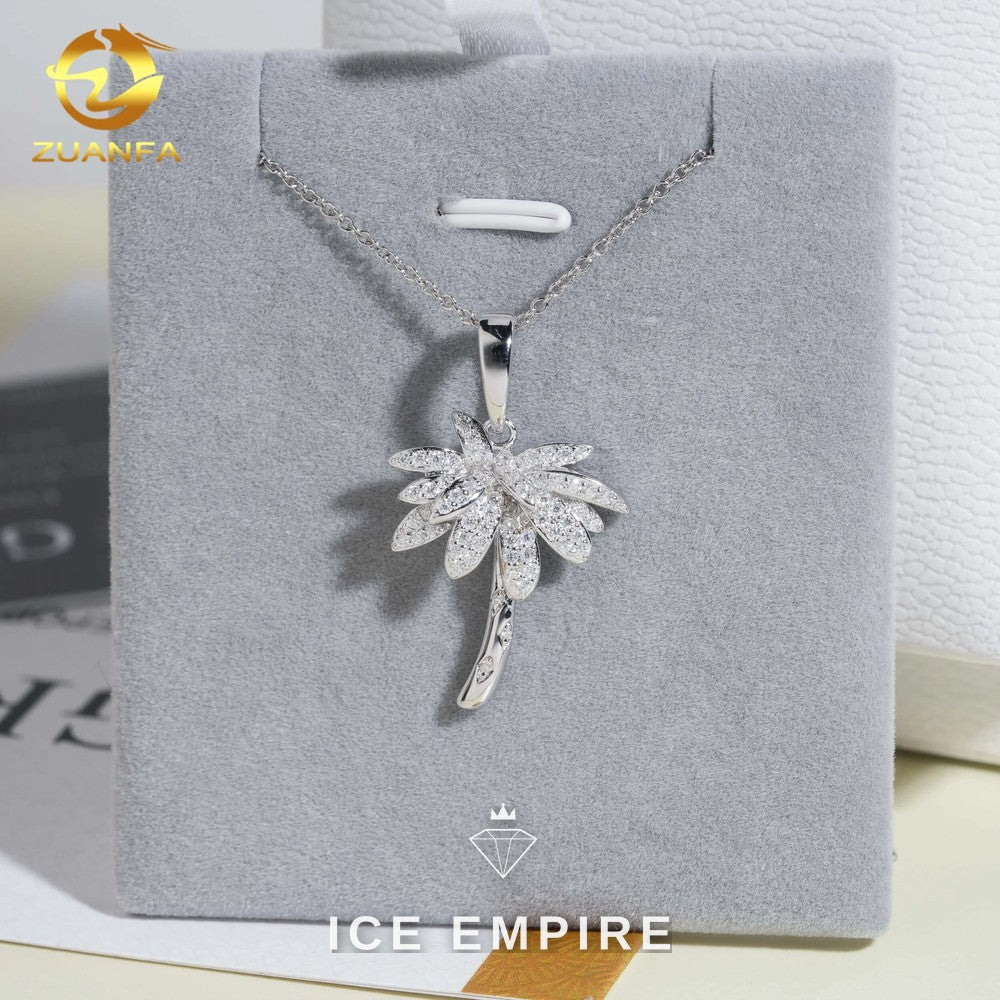 Iced Out 925 Silver Pendant