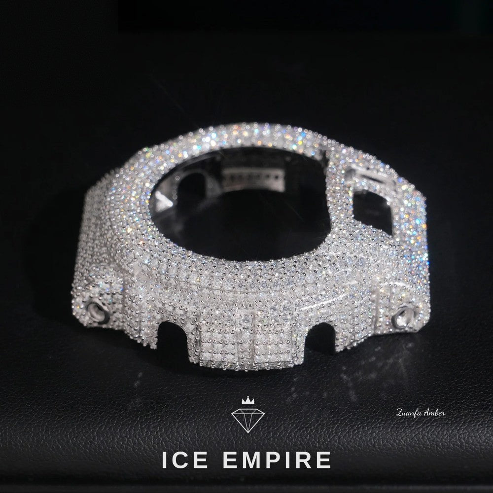 Iced Out 925 Silver Lab Grown Diamond Watch