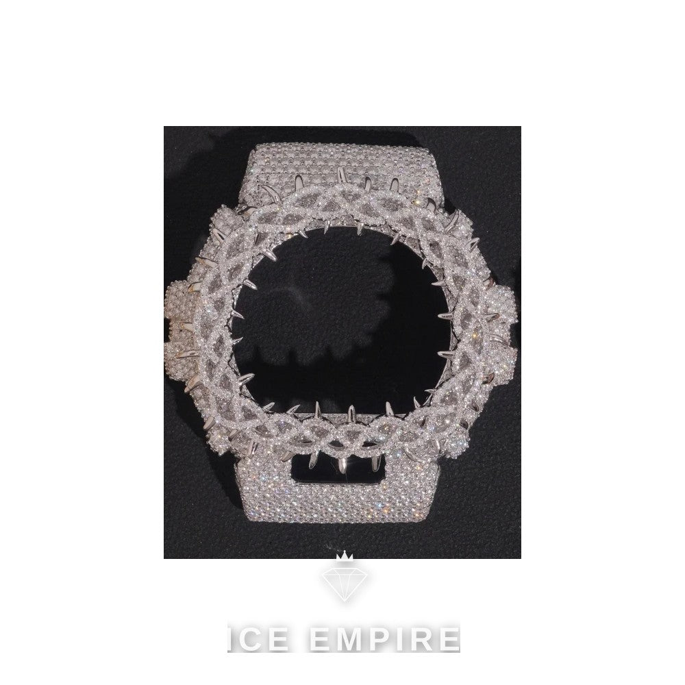 Iced Out 925 Silver Moissanite Watch
