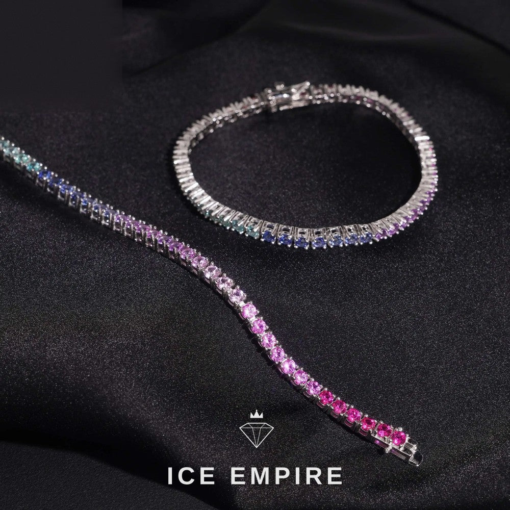 Iced Out 925 Silver Tennis Chain
