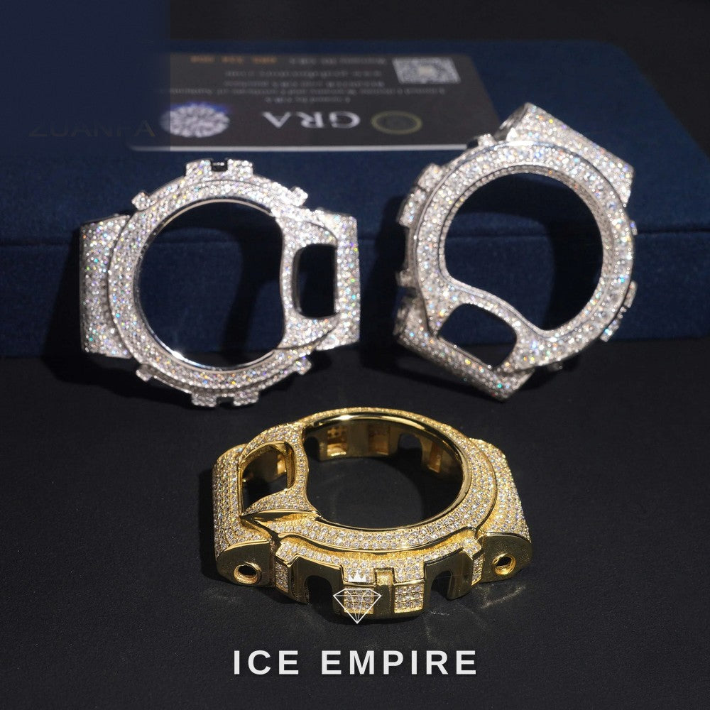 Iced Out 925 Silver Watch