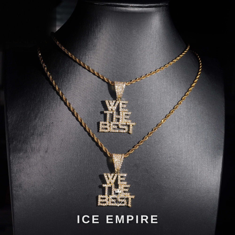 Iced Out Gold Plated Pendant