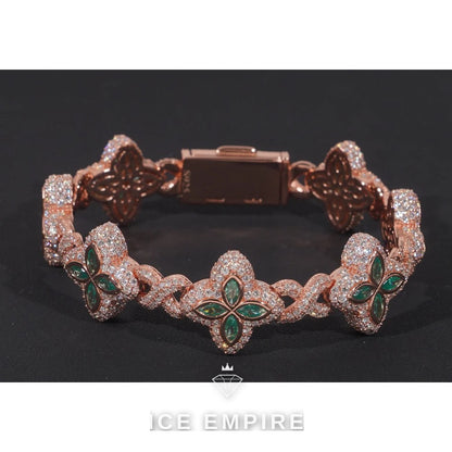 Iced Out 925 Silver Moissanite Cuban Chain