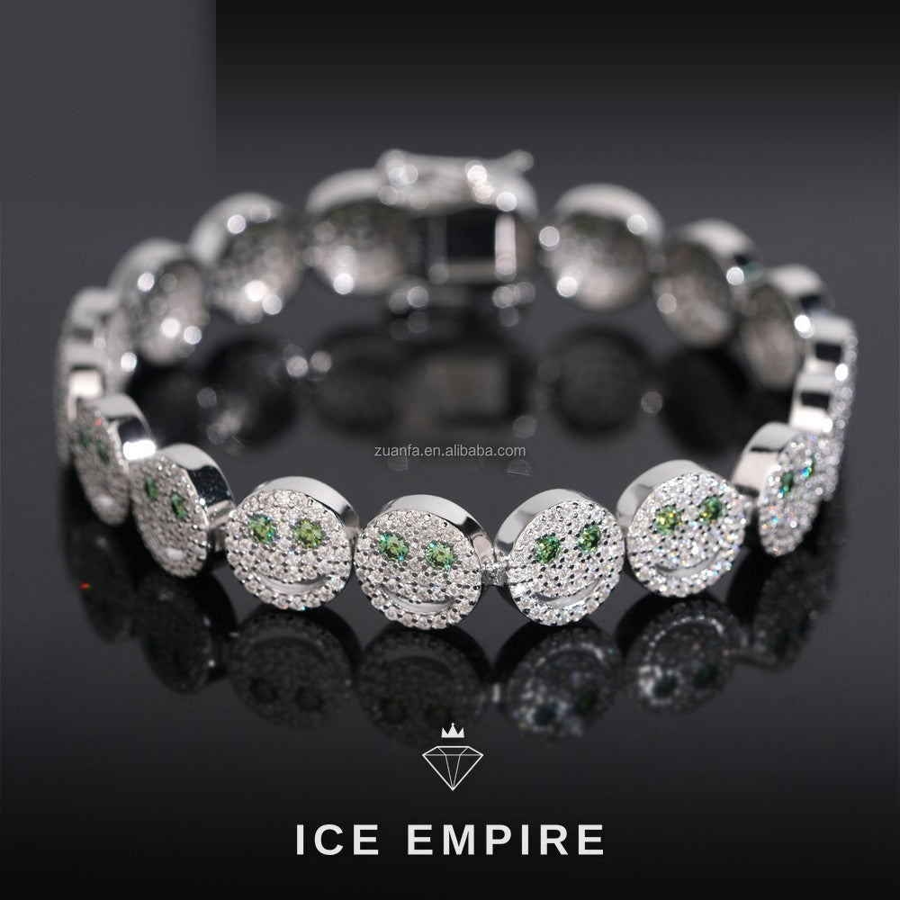 Iced Out 925 Silver Moissanite Cuban Chain