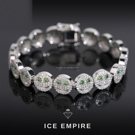 Iced Out 925 Silver Moissanite Cuban Chain