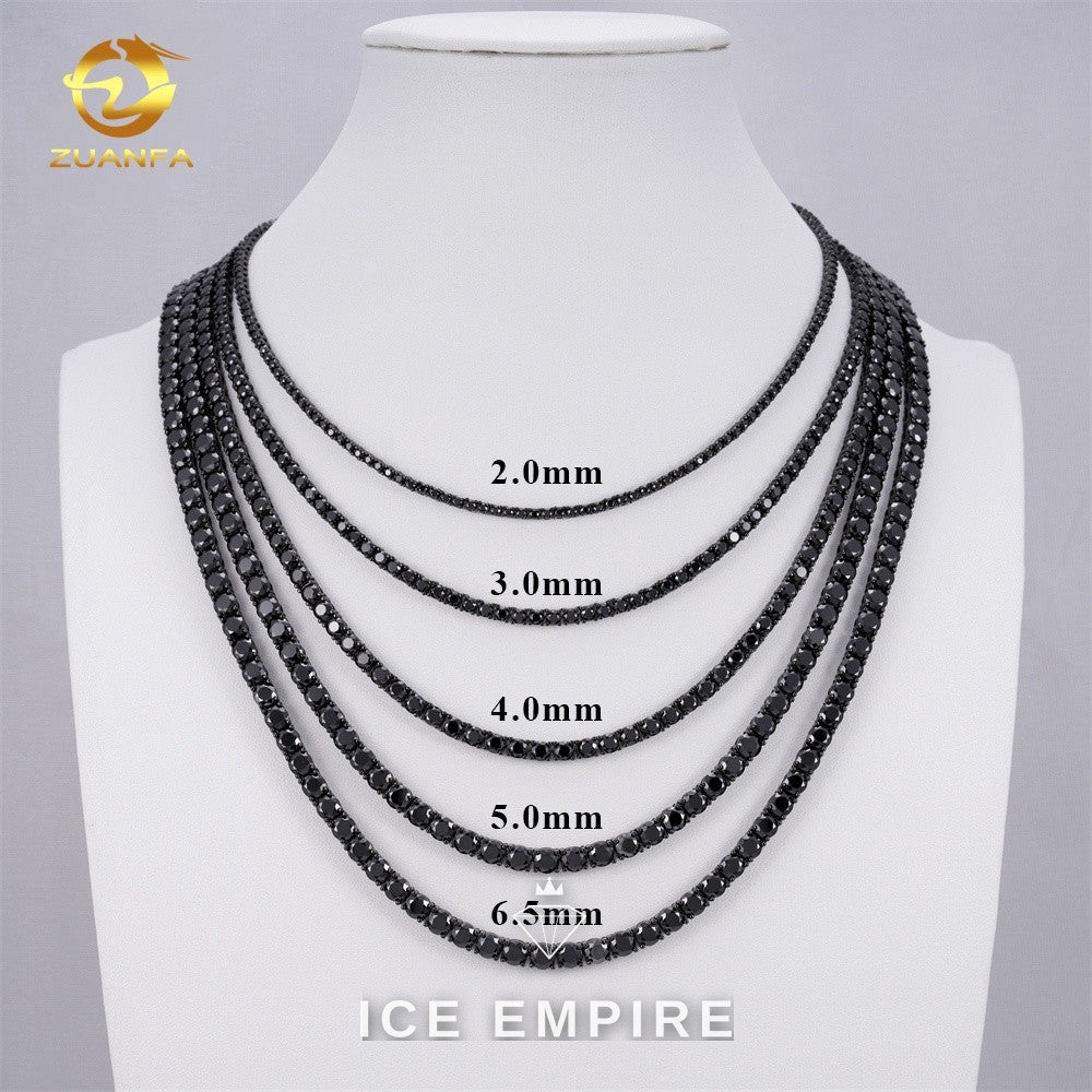 Iced Out Gold Plated Moissanite Cuban Chain