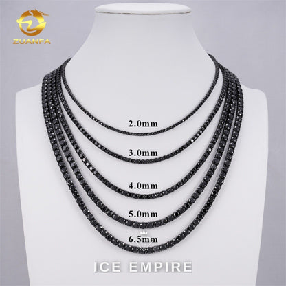Iced Out Gold Plated Moissanite Cuban Chain
