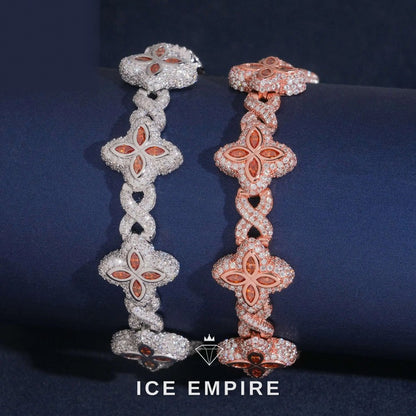 Iced Out 925 Silver Moissanite Cuban Chain