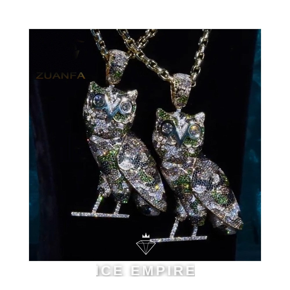 Iced Out 925 Silver Moissanite Pendant