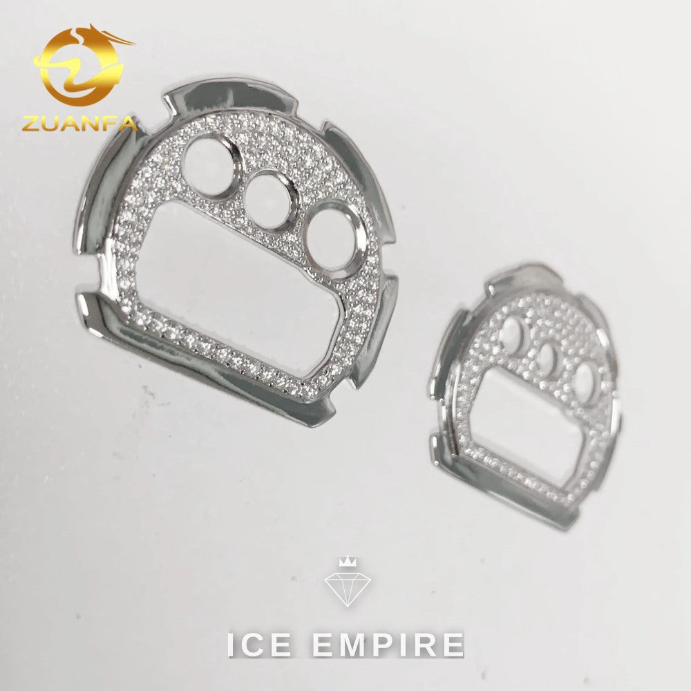 Iced Out 925 Silver Moissanite Watch