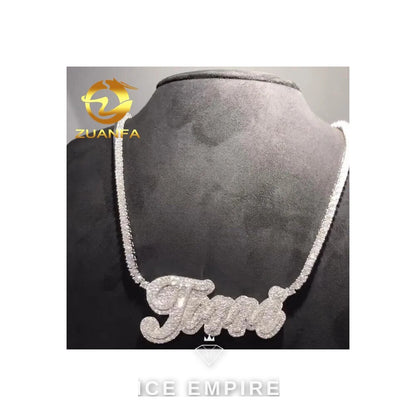 Iced Out Rose Gold Plated Cuban Chain