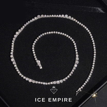 Iced Out Rose Gold Plated Moissanite Cuban Chain