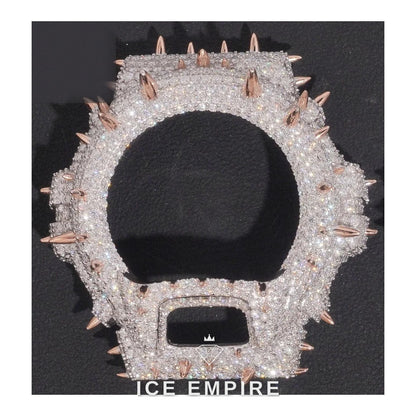 Iced Out 925 Silver Moissanite Watch