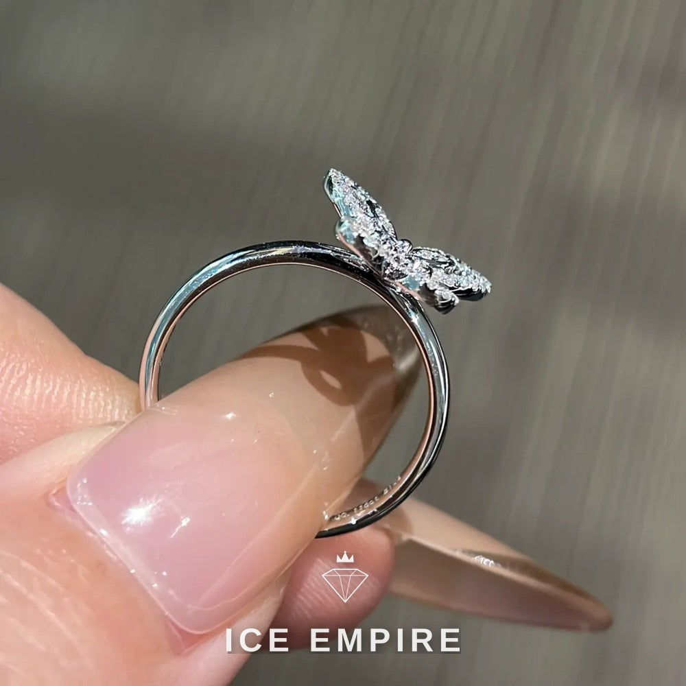 Iced Out 18K Gold Lab Grown Diamond Ring