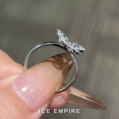 Iced Out 18K Gold Lab Grown Diamond Ring