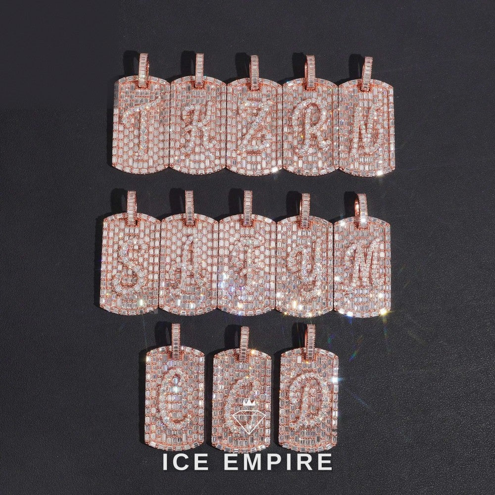 Iced Out Gold Plated Moissanite Pendant