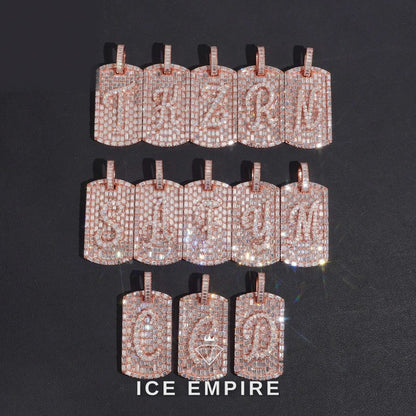 Iced Out Gold Plated Moissanite Pendant