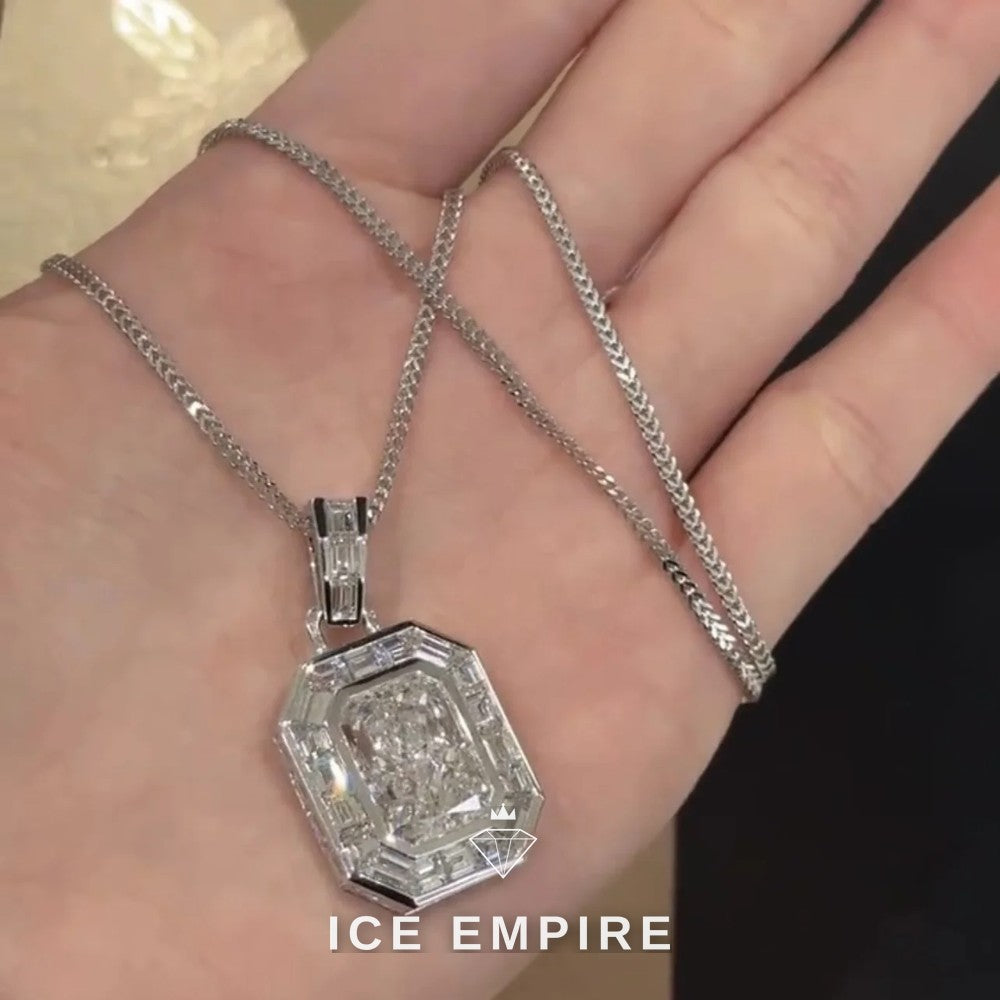 Iced Out Gold Plated Lab Grown Diamond Chain