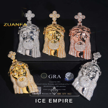 Iced Out Rose Gold Plated Pendant
